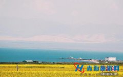 中国内陆最大咸水湖青海湖7月面积